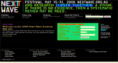Desktop Screenshot of 2008.nextwave.org.au
